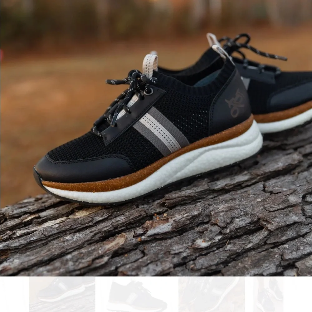 OTBT Black and Gray Women's Sneakers - Picture 4 of 8